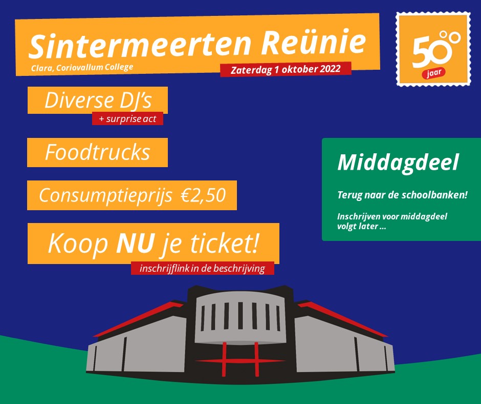 Reunie middagdeel groot