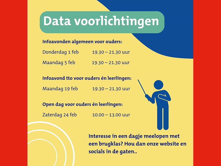 Bezoek onze school in 2024