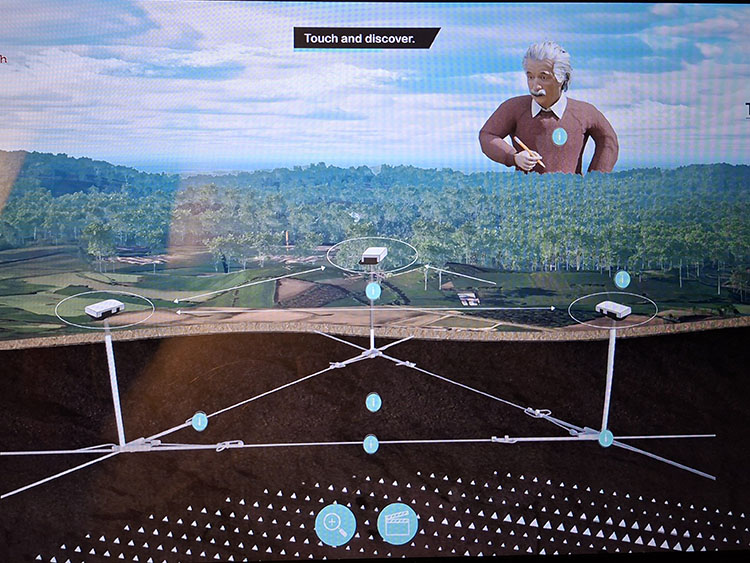 Eindexamen leerlingen met natuurkunde te gast bij het Einstein Telescope Education Centre.