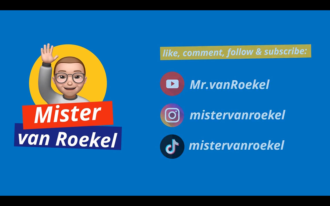 Mister van Roekel visual Socials