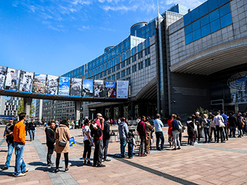 Bezoek aan Europees Parlement