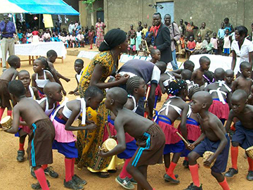 Internationale stage in Uganda